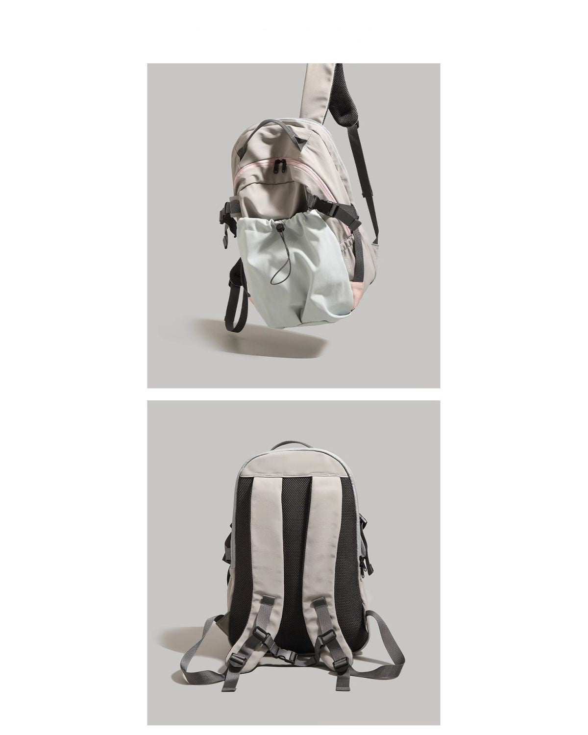 Green Minimalist Laptop Backpack Large Capacity 43cm for Men and Women - Unisex Casual School Bag for Uni and Work - Image 3