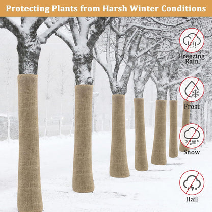 40in x 10ft Natural Jute Burlap Plant Blankets - High Density Winter Frost Protection for Australian Gardens and Trees - Image 5