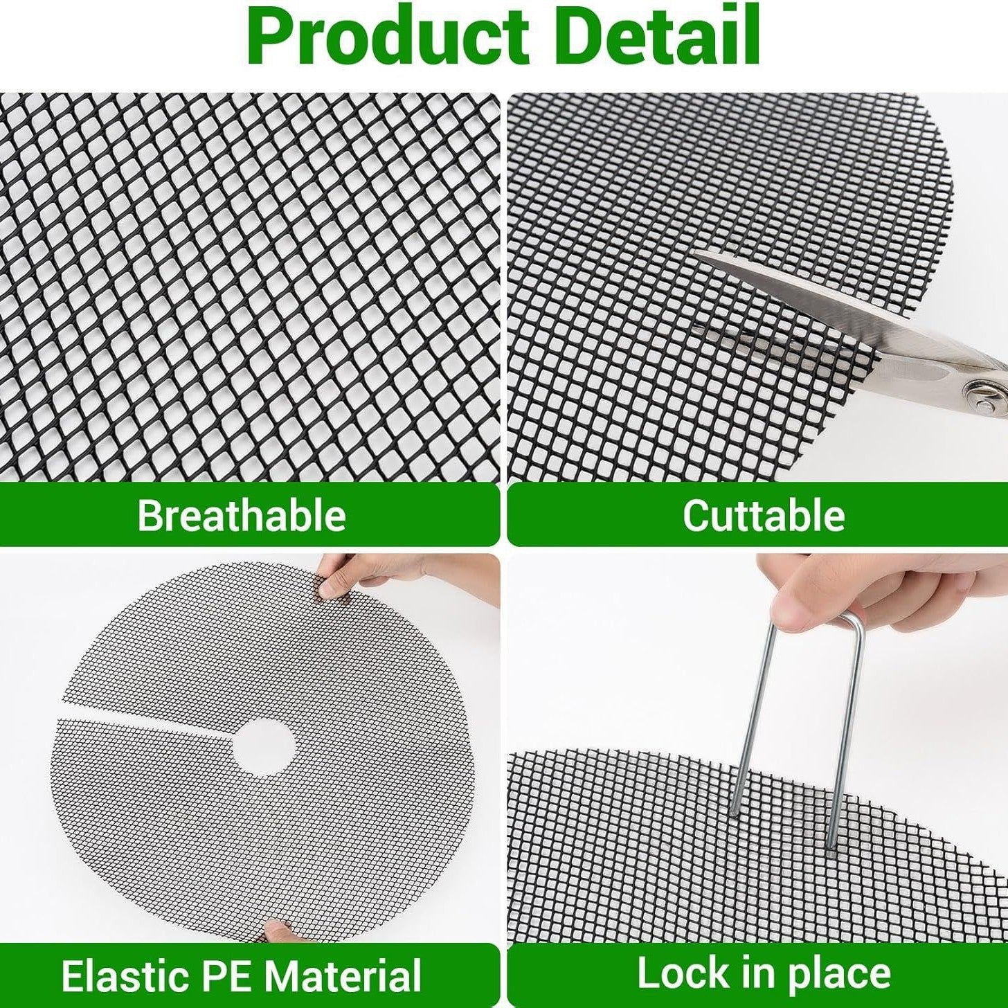 6 Pack Plant Pot Grids 15.7 Inch Flower Pot Soil Protector Cat Dog Pet Proof Cover for Australian Homes Indoor Outdoor Gardening Soil Guard - Image 3