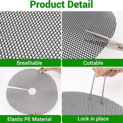 6 Pack Plant Pot Grids 15.7 Inch Flower Pot Soil Protector Cat Dog Pet Proof Cover for Australian Homes Indoor Outdoor Gardening Soil Guard - Image 3