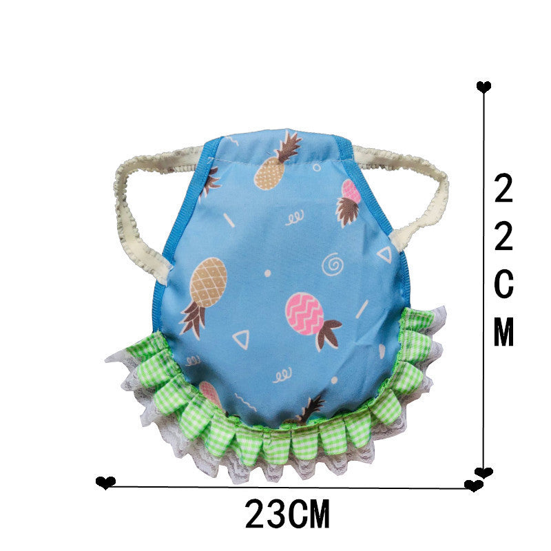 Pink Heart 4 Pack Hen Saddle Aprons for Backyard Chickens - Feather Protector for Poultry - Back Protection from Roosters - 22x23cm - Image 3