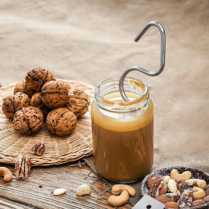 4 Pack Stainless Steel Peanut Butter Stirrer - Food Grade Nut Butter Mixer Tool for 16-35 oz Jars - Durable Kitchen Gadget for Australian Homes - Image 3