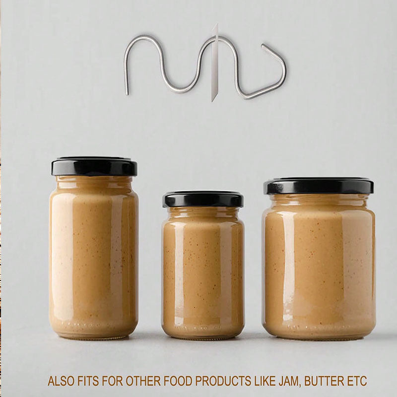 4 Pack Stainless Steel Peanut Butter Stirrer - Food Grade Nut Butter Mixer Tool for 16-35 oz Jars - Durable Kitchen Gadget for Australian Homes - Image 4