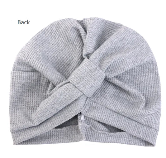 Green 3 Pack Women's Cotton Waffle Knit Turban Headwrap - Thickened Indian Style Beanie Cap - One Size Fits All for Australian Daily Wear - Image 3