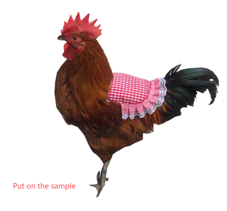 Yellow Pineapple 4 Pack Hen Saddle Aprons for Backyard Chickens - Feather Protector for Poultry - Back Protection from Roosters - 22x23cm - Image 2