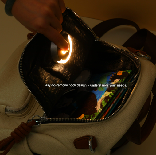 2 Pack Mini LED Handbag Light Ultra-Thin 18mm Round Purse Light for Finding Keys in Dark Bags, Outdoor Cycling and Night - Image 3