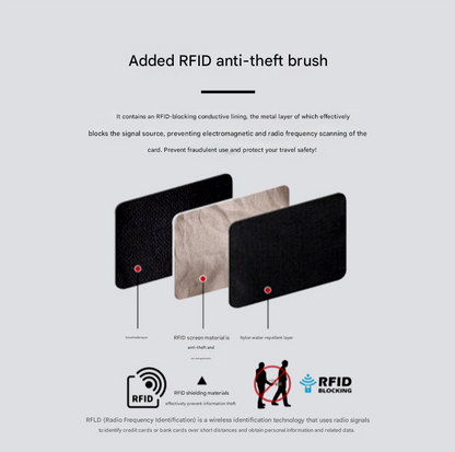 Grey 2 Pack RFID Blocking Travel Neck Pouch Passport Holder & Document Organiser Water Resistant Hidden Security Wallet for International Travel - Image 3