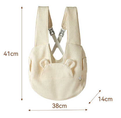 Small Pet Carrier Backpack Adjustable Cross-Back Sling Bag Hands-Free Front Chest Pack for Dogs & Cats up to 6kg - Image 2