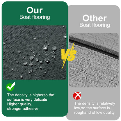 2400*600*6mm High Density EVA Foam Marine Flooring Flat Sheet Non-Grooved Self-Adhesive Boat Decking Mat Grey for Jet Ski Kayak & Fishing Boat - Image 2