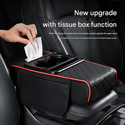 Premium Car Armrest Organizer & Comfort Pad(orange) - Image 4