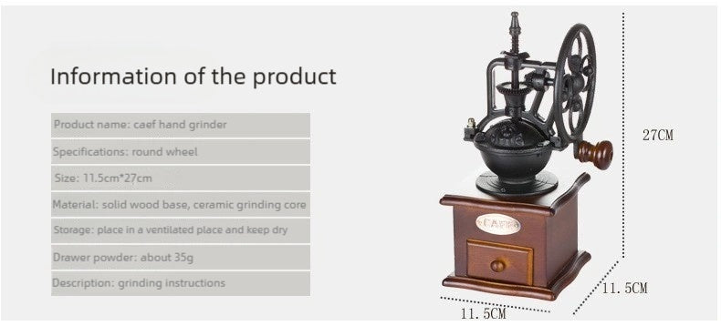 Manual Coffee Bean Grinder(brown) - Image 4