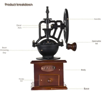 Manual Coffee Bean Grinder(brown) - Image 5