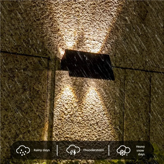 Solar Powered Up and Down Wall Light(white light) - Image 2