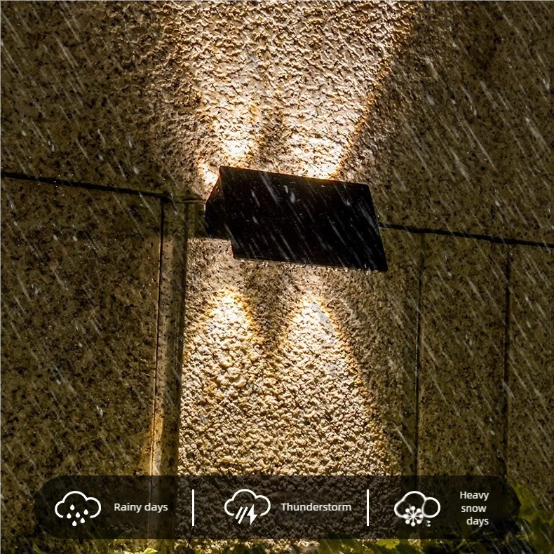 Solar Powered Up and Down Wall Light(colorful light) - Image 2