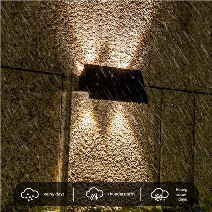 Solar Powered Up and Down Wall Light(colorful light) - Image 2