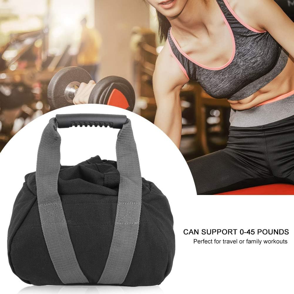 Black Portable Fitness Kettlebell Sandbag - Image 3
