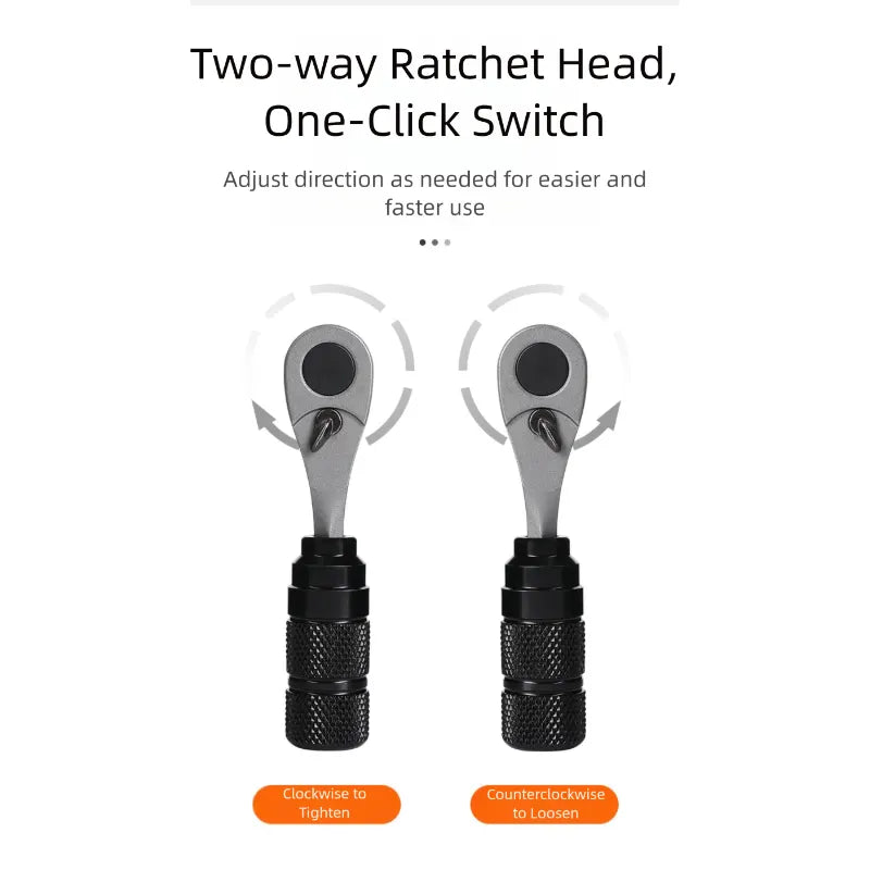 Compact Bicycle Ratchet Tool Kit With Tire Patch - Image 2