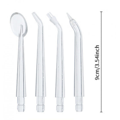 White Cordless Water Flosser, USB Rechargeable with 4 Tips - Image 2