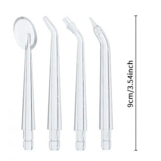 White Cordless Water Flosser, USB Rechargeable with 4 Tips - Image 2