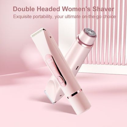 Purple Lectric Bikini Trimmer for Women, 1 Set Rechargeable 2 in 1 Body & FacialHair Removal - Image 2