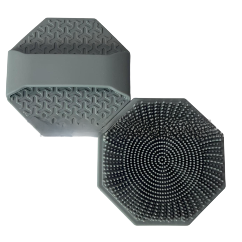 4-Pack Silicone Face Scrubber & Gentle Exfoliator – Antimicrobial Facial Cleansing, Multi-Color Brush Set - Image 2