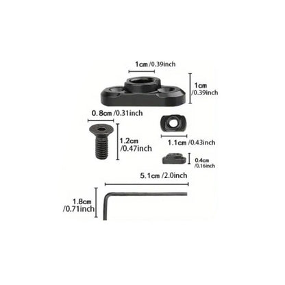 Black Quick-Adjust MS4 Tactical Sling System - Single/Two-Point Conversion Kit for Outdoor Gear  - Image 4