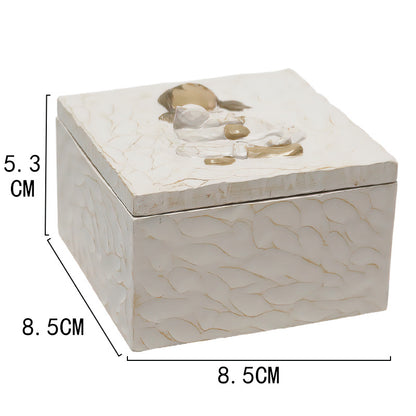 Resin Pet Urn Keepsake Box(8.5*8.5*5.3CM) – Child Hugging Cat Cremation Memorial - Image 2