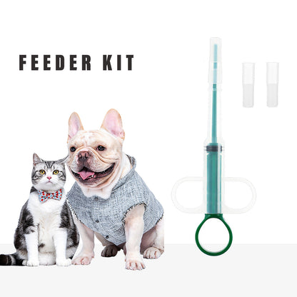 5-Pack 160mm Red Pet Pill Shooter – Soft Silicone Tip Feeder for Cats Dogs - Image 3