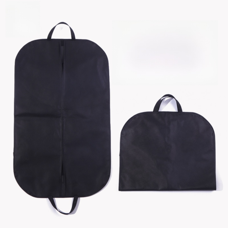 2-Pack Travel Long Dress Garment Carrier Bag Suit Bags(60×100CM) -  Non-Woven Dust Cover, Foldable Hanging Clothes Storage Bag with Reinforced Handle - Image 2