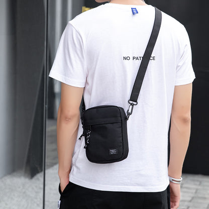 Blue Mini Streetwear Oxford Cloth Crossbody Bag - Ultra-Light (200g) Fashion Sling Pack, Fits 8-inch Tablet - Image 3
