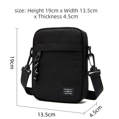 Green camouflage Mini Streetwear Oxford Cloth Crossbody Bag - Ultra-Light (200g) Fashion Sling Pack, Fits 8-inch Tablet - Image 2