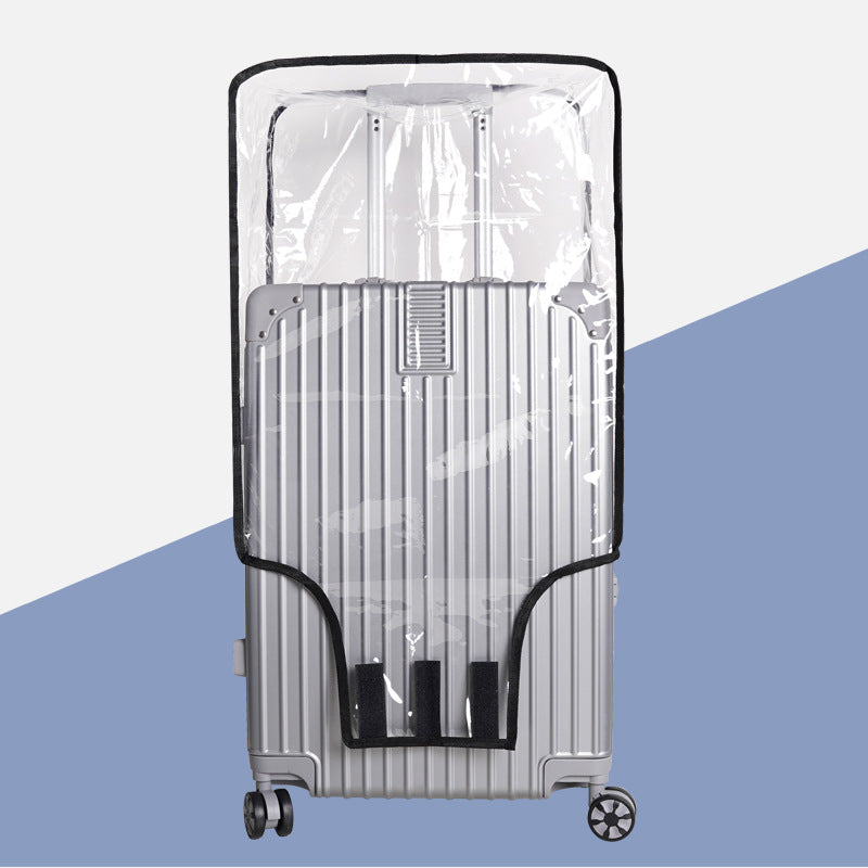 2-Pack 22" Clear PVC Luggage Cover - Heavy-Duty Waterproof & Scratch-Resistant Suitcase Protector - Image 2