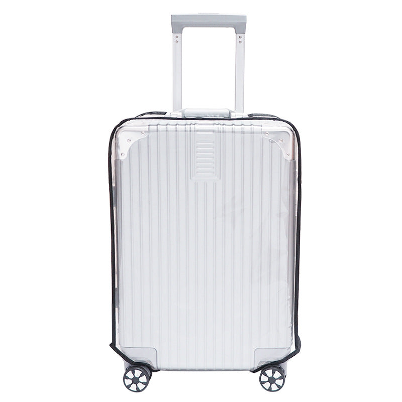 2-Pack 28" Clear PVC Luggage Cover - Heavy-Duty Waterproof & Scratch-Resistant Suitcase Protector