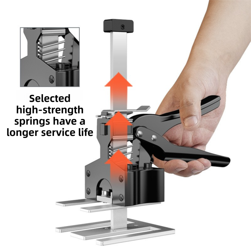 Two-Piece Professional Metal Tile Lifter (21cm Adjustable) - Dual-Rod Precision Height Regulator for Floor and Wall Tiles - Image 2