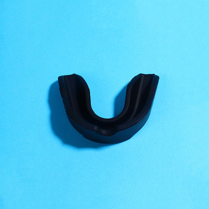 4-Pack Black Food Grade Silicone Sports Mouthguard(6x5x1.7CM) With Vented PP Case- Instant Fit Mouth Guardfor High Shock Protection - Image 2