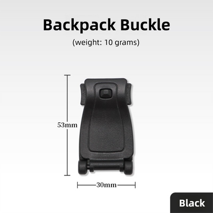 10 Pack Black MOLLE Clip Tactical Strap-Management Tool -  Ultralight Portable Backpack Buckle for Tactical Outdoor Gear Attachment - Image 2