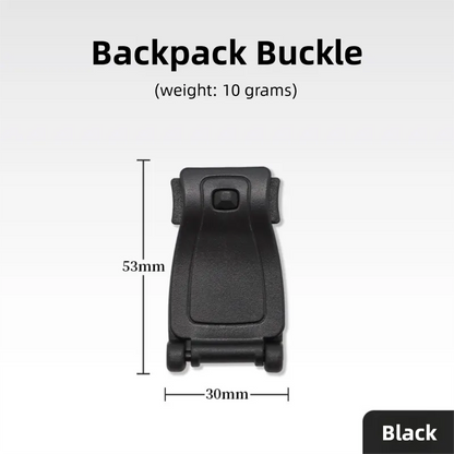 10 Pack Black MOLLE Clip Tactical Strap-Management Tool -  Ultralight Portable Backpack Buckle for Tactical Outdoor Gear Attachment - Image 2