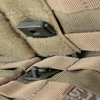 10 Pack Black MOLLE Clip Tactical Strap-Management Tool -  Ultralight Portable Backpack Buckle for Tactical Outdoor Gear Attachment - Image 5