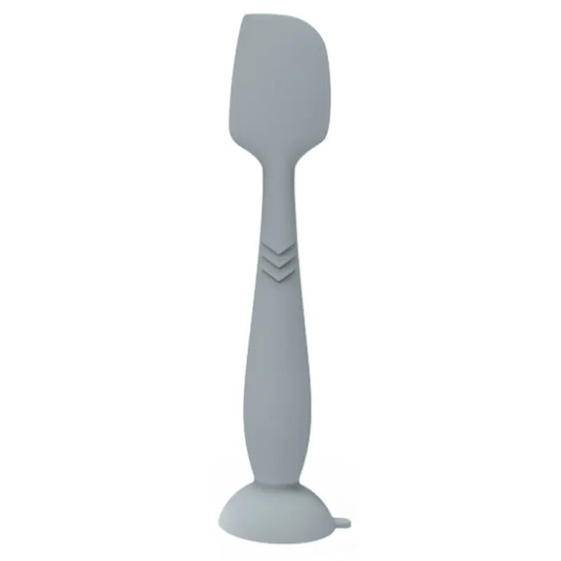 4-Pack Grey Large Silicone Ointment Applicator Spatulas(16.5 CM x 3.8 CM) - Cream Spreader with Suction Base, Hygienic & Precise