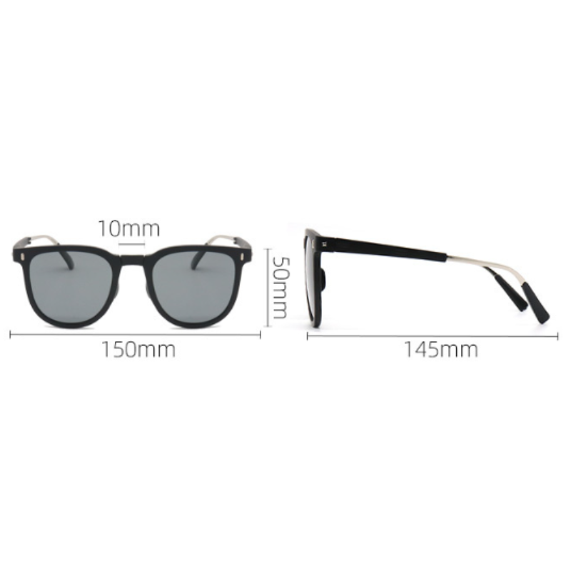 Ultra-Light Foldable TR Sunglasses for Women with Storage Bag - 15° Adjustable Temples & Premium Hinges, UV Protection (Black Frame/Pink Lenses) - Image 6
