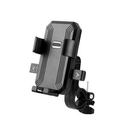 2-Pack Shock-Absorbing and Non-Slip Handlebar Phone Holder with Detachable Mini Umbrella - Waterproof & Windproof and Sunshade, 360° rotatable - Image 2