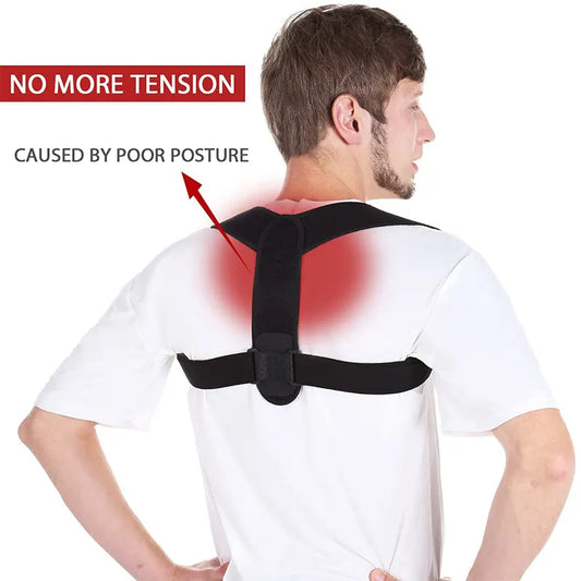 Universal Adjustable Posture Corrector Brace (Fits 30''-43'' Chest) - Back Support Strap for Men and Women - Image 4