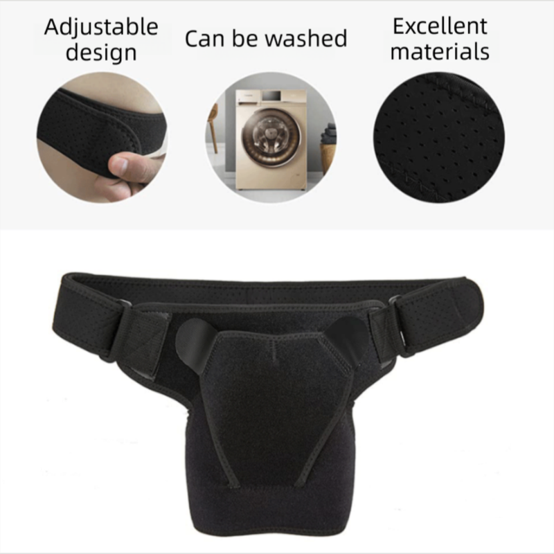 Adjustable Neoprene Sports Shoulder Brace - Compression Support for Dislocation, Strain Prevention, and Injury Recovery - Image 3