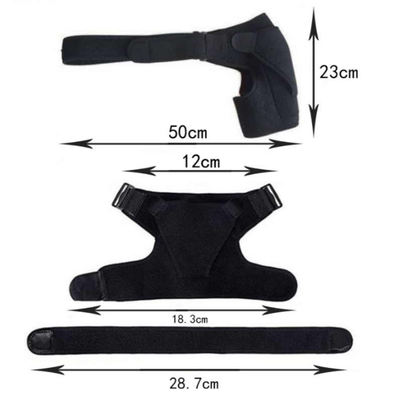 Adjustable Neoprene Sports Shoulder Brace - Compression Support for Dislocation, Strain Prevention, and Injury Recovery - Image 4