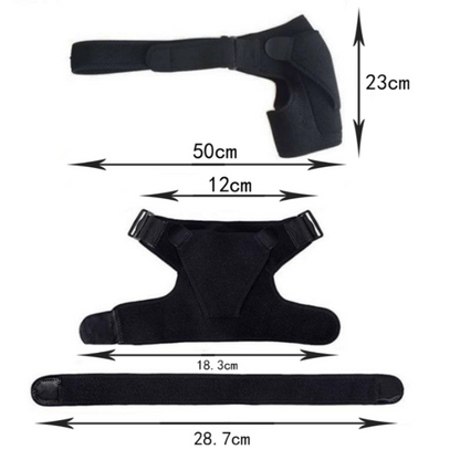 Adjustable Neoprene Sports Shoulder Brace - Compression Support for Dislocation, Strain Prevention, and Injury Recovery - Image 4