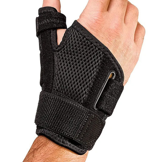One Pair Adult Breathable Thumb Spica Splint Wrist Brace(Left & Right Hand) - Support and Stabilization for Sports Injuries, Training, and Recovery