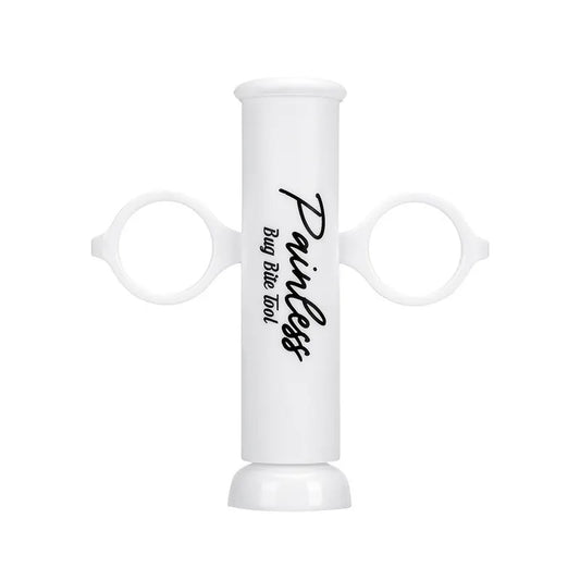 3-Pack White Portable Vacuum Suction Venom Extractor - Emergency Pump Tool for Insect Bites, Mosquito, Bee, Wasp, and Spider Stings