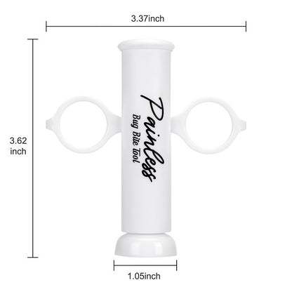 3-Pack White Portable Vacuum Suction Venom Extractor - Emergency Pump Tool for Insect Bites, Mosquito, Bee, Wasp, and Spider Stings - Image 4