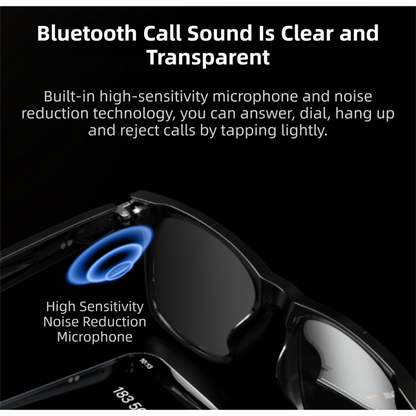 Pink-White Ultra-Light AI Smart Sunglasses - Immersive Stereo Sound, Clear Noise Reduction, IPX Waterproof, Comfortable & Stylish - Image 2