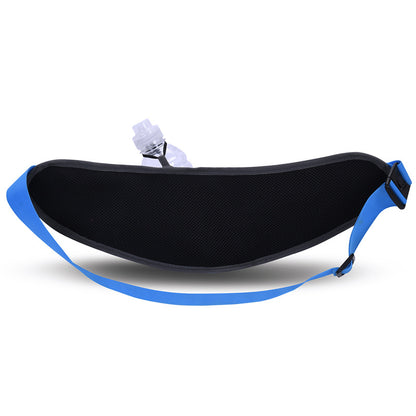 Black Adjustable Large Capacity Outdoor Sports Running Waist Pack(Waistline 70-160CM) - Multifunctional Marathon Pouch With Water Bottle Holder & Headphone Exit - Image 5